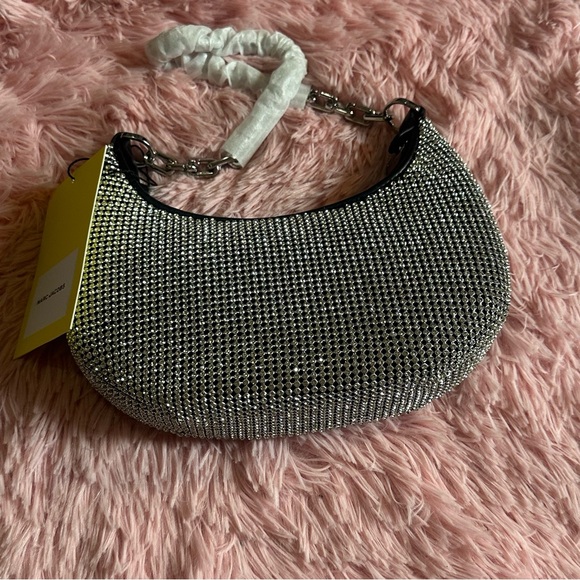 MARC JACOBS The Small Curve Shoulder Bag - Mesh - Silver - Picture 8 of 11